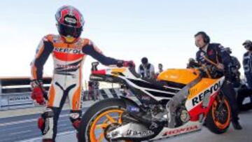 El líder del Mundial de Moto GP, el piloto español Marc Márquez.