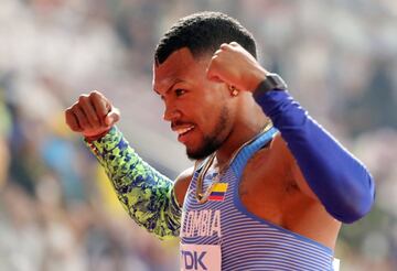 Fotos para la historia. Así logró Anthony Zambrano la medalla de plata en el Mundial de Atletismo