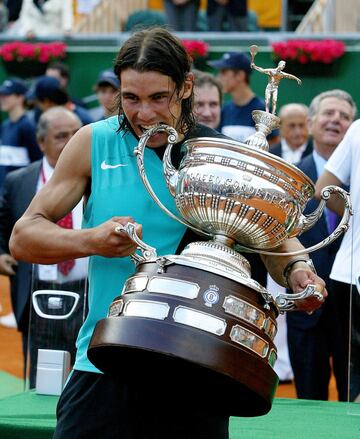 Rafa Nadal en el Conde Godó 2007, ganó a Guillermo Cañas por 6-3, 6-4.