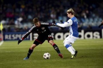 Antoine Griezmann y Jens Hegeler.