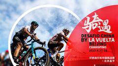 Cartel promocional del Desafío Beijing by La Vuelta.
