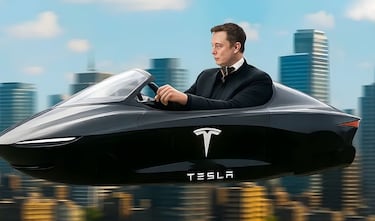 Elon Musk se ha propuesto hacer real el futuro que imaginamos hace años: su proyecto de coche volador ya está aquí