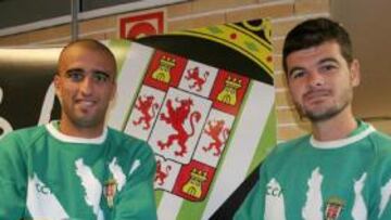 <b>REENCUENTROS. </b>Los cordobesistas Cristian Álvarez y Raúl Navas se medirán esta tarde a su ex equipo.