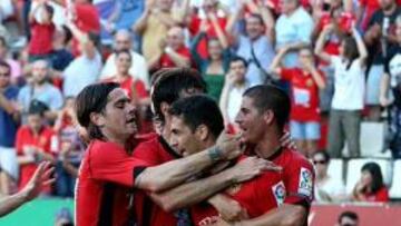 <b>GIMNÀSTIC 3 - ELCHE 1</b>. El Nàstic se acerca a la permanencia tras ganar al Elche.