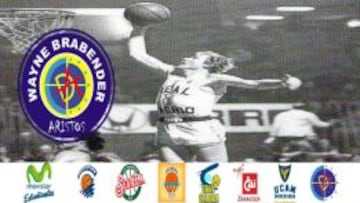 Cartel de la cuarta edición con una imagen de Wayne Brabender en su época de jugador.