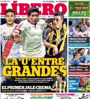 Portadas de la prensa deportiva