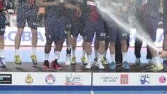 El Barça tumba al Atlético con Dujsebaev en la grada