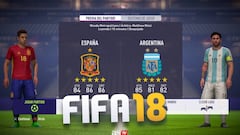 FIFA 18: Who wins Spain vs Argentina simulation?