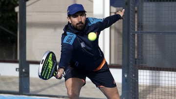 De la Red, en el torneo de pádel organizado por As y La Masó Sports Club.