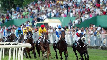 Carrera en el hip&oacute;dromo de San Sebasti&aacute;n.