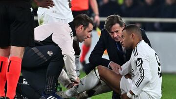 What is Kylian Mbappe's injury?