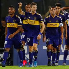 Fabra y Villa brillan en triunfo de Boca ante DIM en Copa