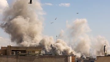 Smoke rises following an explosion, after Israel and the U.S. launched strikes on Iran, in Tehran, Iran, March 1, 2026. Majid Asgaripour/WANA (West Asia News Agency) via REUTERS ATTENTION EDITORS - THIS PICTURE WAS PROVIDED BY A THIRD PARTY