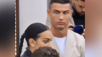 Gesto viral de Cristiano Ronaldo con las palabras de su esposa