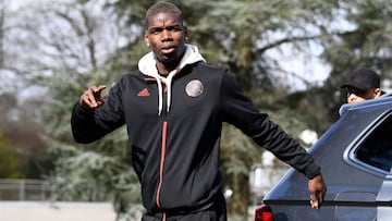 Paul Pogba, en Clairefontaine.