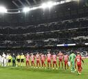 Ultras Sur, en el Bernabéu en el Real Madrid-Girona de Copa