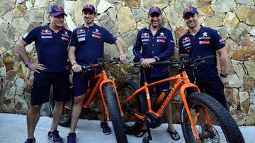 Carlos Sainz, Cyril Despres, Stephane Peterhansel y Sebastien Loeb volverán a formar el equipo de Peugeot en el Dakar.