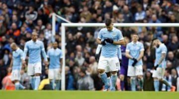 Los hinchas del City homenajean a Pellegrini