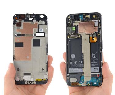 Dentro del smartphone Google Pixel XL