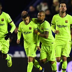Barcelona cayó en la Copa del Rey con Arturo Vidal de titular