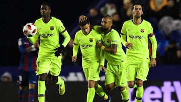 Barcelona cayó en la Copa del Rey con Arturo Vidal de titular