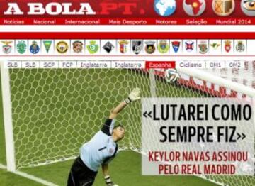 Portadas de la prensa extranjera