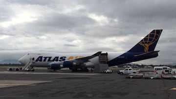 Aterriza en la Ciudad de México el primer avión de la F1