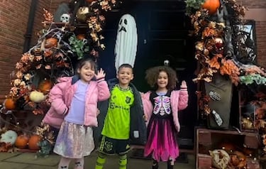 Cristiano y Georgina ya tiene preparada para Halloween su casa de Mánchester