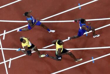 Lesión de Usain Bolt en el 4X100.