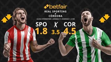 Real Sporting vs. Córdoba CF: horario, TV, pronóstico, estadísticas y clasificación