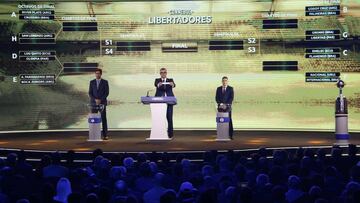 Sorteo de los Octavos de final de la Copa Libertadores y Fase 2 de la Copa Sudamericana en Paraguay.