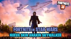 Anakin Skywalker llega a Fortnite el 2 de mayo: así es la nueva skin de Star Wars
