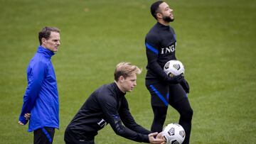 De Boer, De Jong y Mempis Depay.