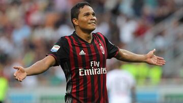 Carlos Bacca ganador del gol de enero en el Milan