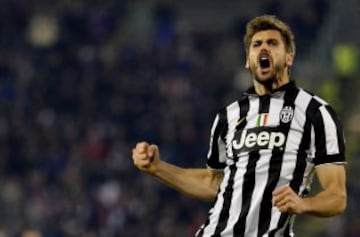 Fernando Llorente aprovechó un perfecto pase de Pirlo para marcar el tercero de la Juventus.