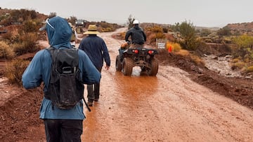 Lluvias en el desierto de Utah