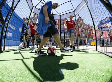 Champions League fever building in Madrid