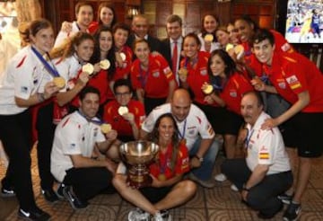 La celebración de las Campeonas de Europa