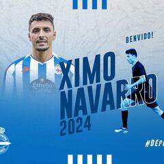 Oficial: Ximo Navarro, un comodín para la defensa del Deportivo