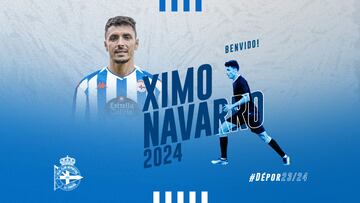 Oficial: Ximo Navarro, un comod¨ªn para la defensa del Deportivo
