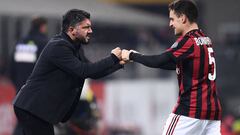 El Milan golea al ritmo de Suso y jugará en cuartos con el Inter