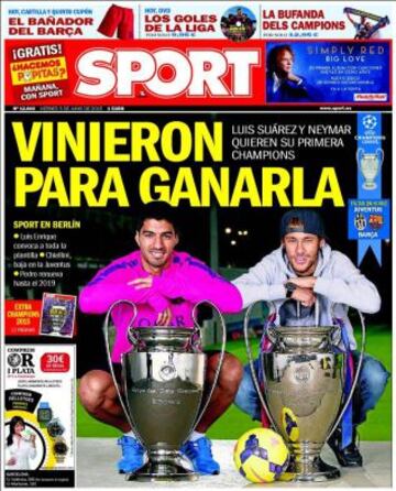 Portadas de la prensa deportiva