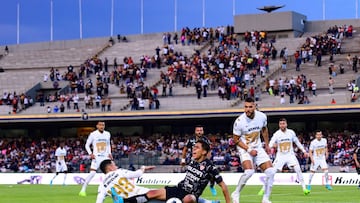 Alek Alvarez of Pumas during the game Pumas UNAM vs Necaxa, corresponding to day 11 of the Torneo Clausura Grita Mexico C22 of Liga BBVA MX, at Olimpico Universitario Stadium, on March 19, 2022.
 
 &lt;br&gt;&lt;br&gt;
 
 Alek Alvarez de Pumas durante el 