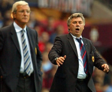 Ancelotti durante la final de la Liga de Campeones