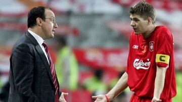 Rafa and Stevie G back in the day.