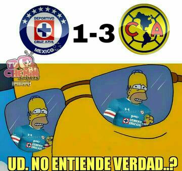 Los memes celebran al América y acaban con Cruz Azul