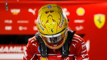 Formula One F1 - Saudi Arabian Grand Prix - Jeddah Corniche Circuit, Jeddah, Saudi Arabia - April 18, 2025 Ferrari's Lewis Hamilton before practice REUTERS/Hamad I Mohammed
