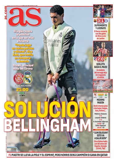 Las portadas de AS de noviembre