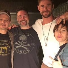 Los actores de Los Vengadores, unidos por un tatuaje