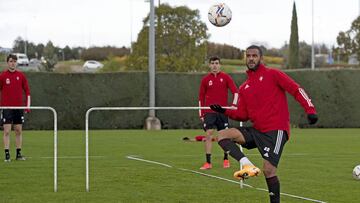 Entrenamiento de Osasuna en Tajonar